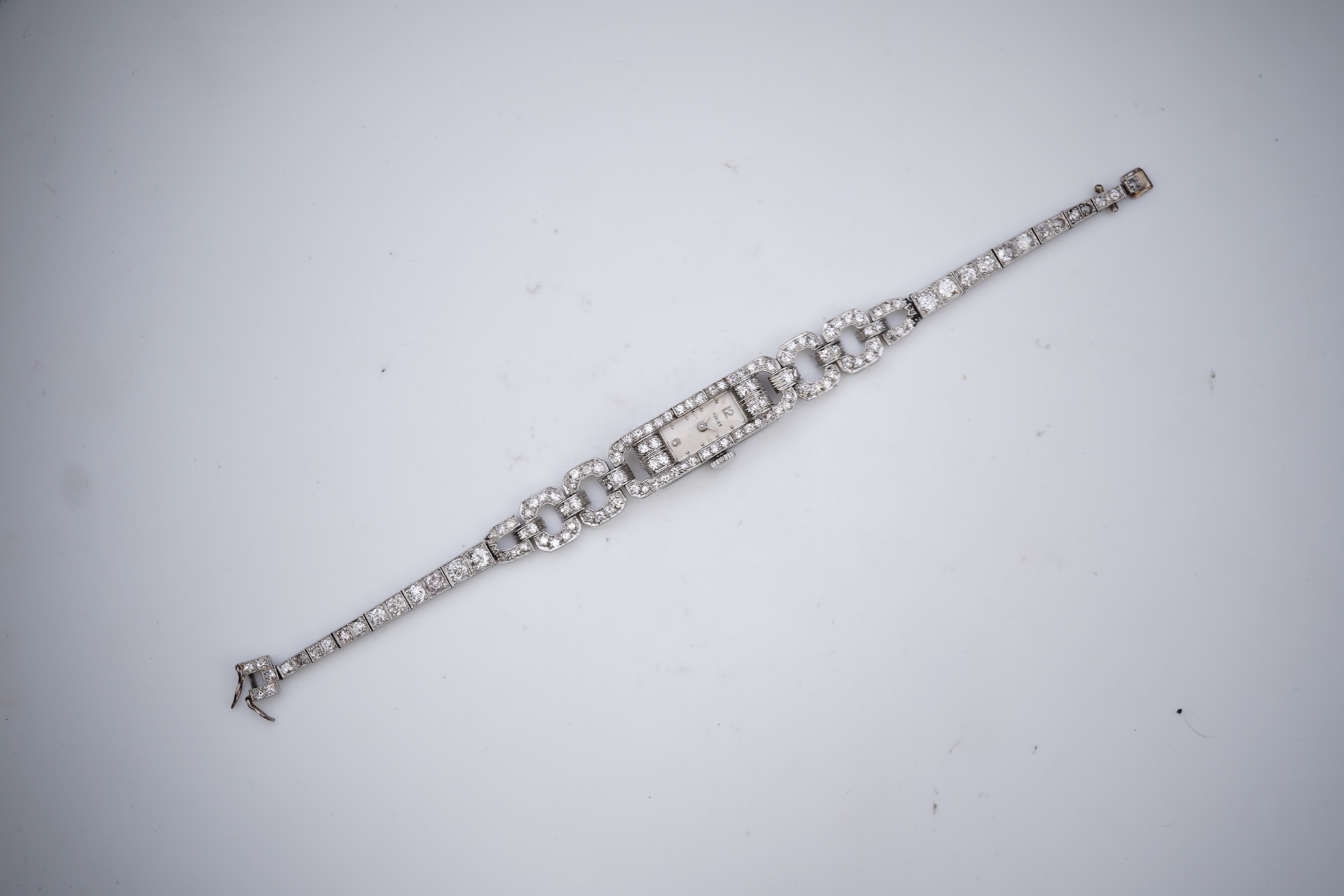 Türler, an Art Deco diamond cocktail watch, 1930s